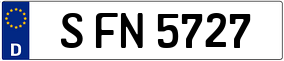 Truck License Plate